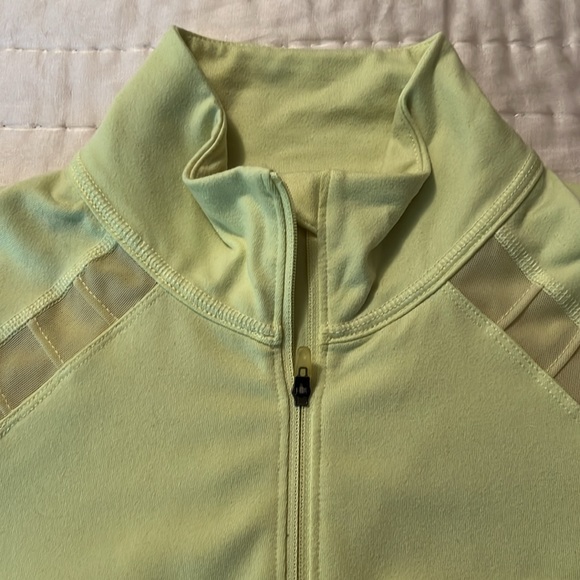 Lucytech Quarter Zip Athletic Top Chartreuse. - Picture 12 of 12